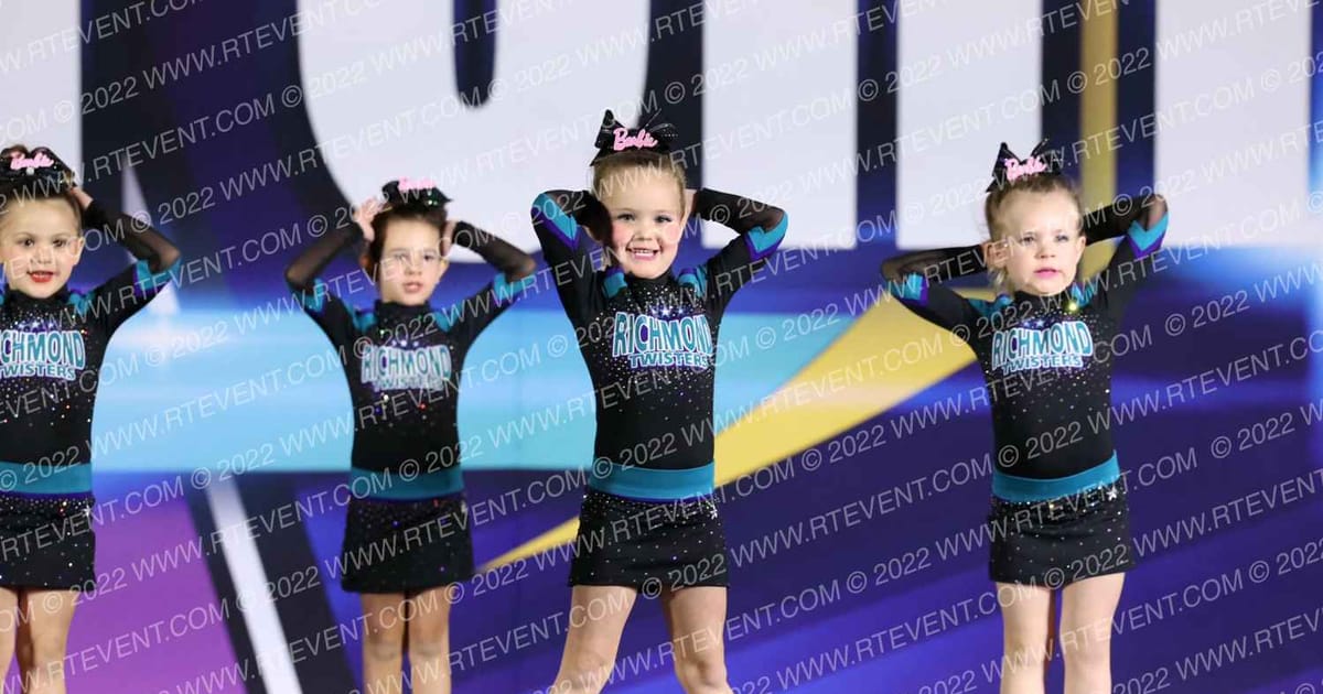 Richmond Twisters Tiny Breeze · Cheersport Sweetheart Raleigh Classic