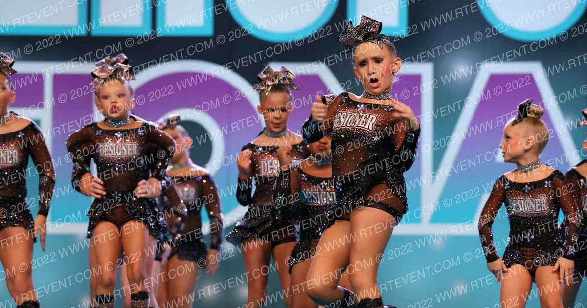 Designer Athletics Mini McQueens · CheerSport Super Nationals
