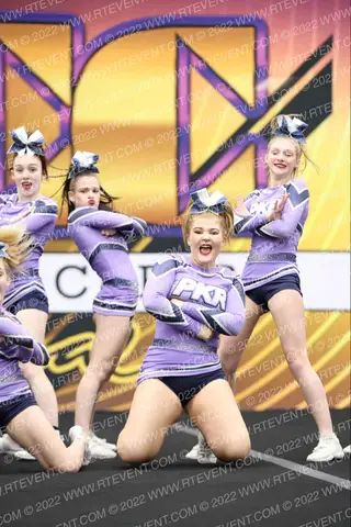 PKR Athletics Cheer Club Purple Rain