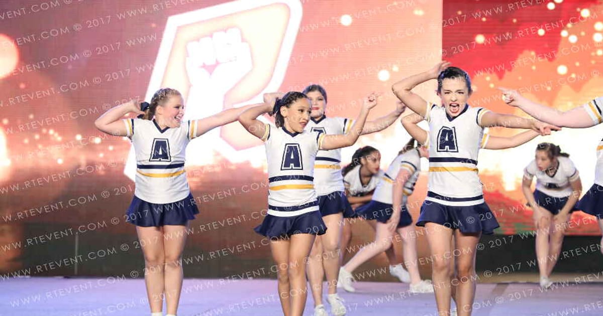 University Cheer Air Force Flyers · Gold Rush Ft Worth