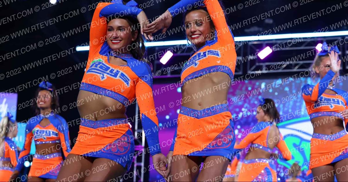 The Stingray Allstars Orange · CheerSport Super Nationals