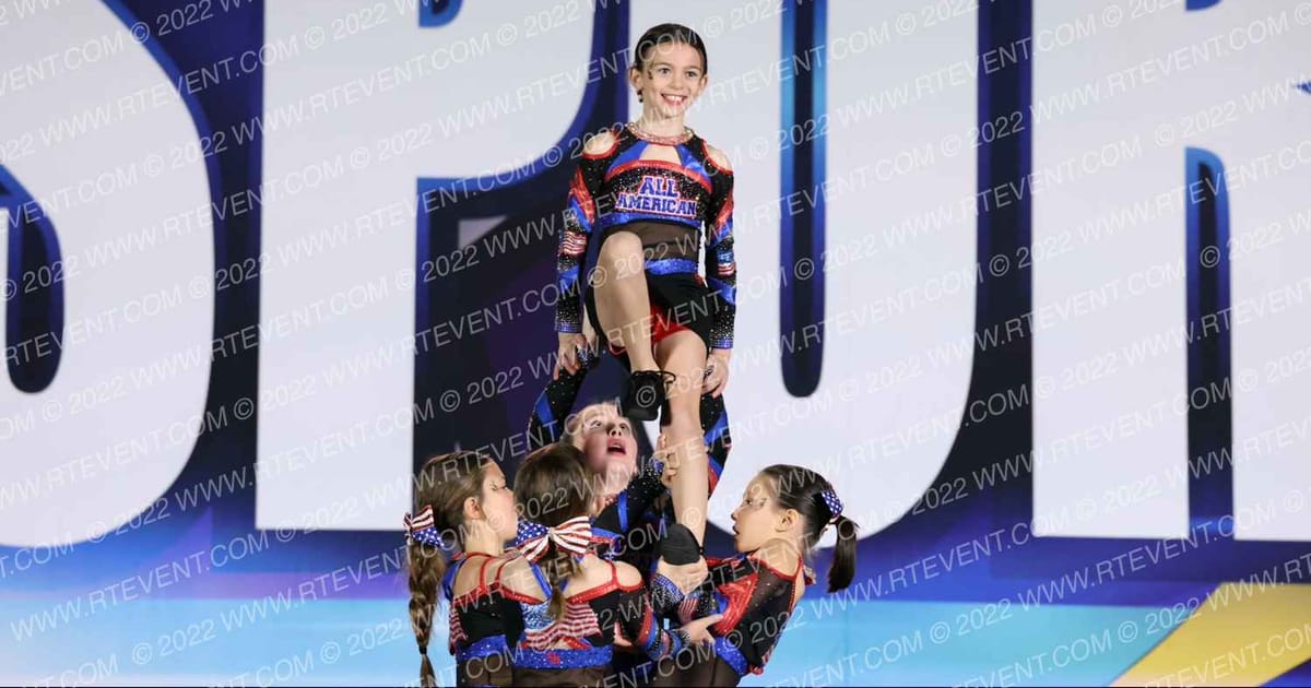 All American Cheer Mayhem · Cheersport Sweetheart Raleigh Classic