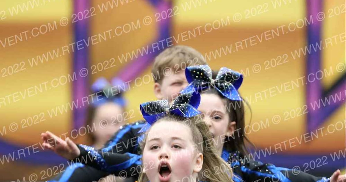 Primetime Cheer Black Crystals · Red Hot Cheer and Dance Competition