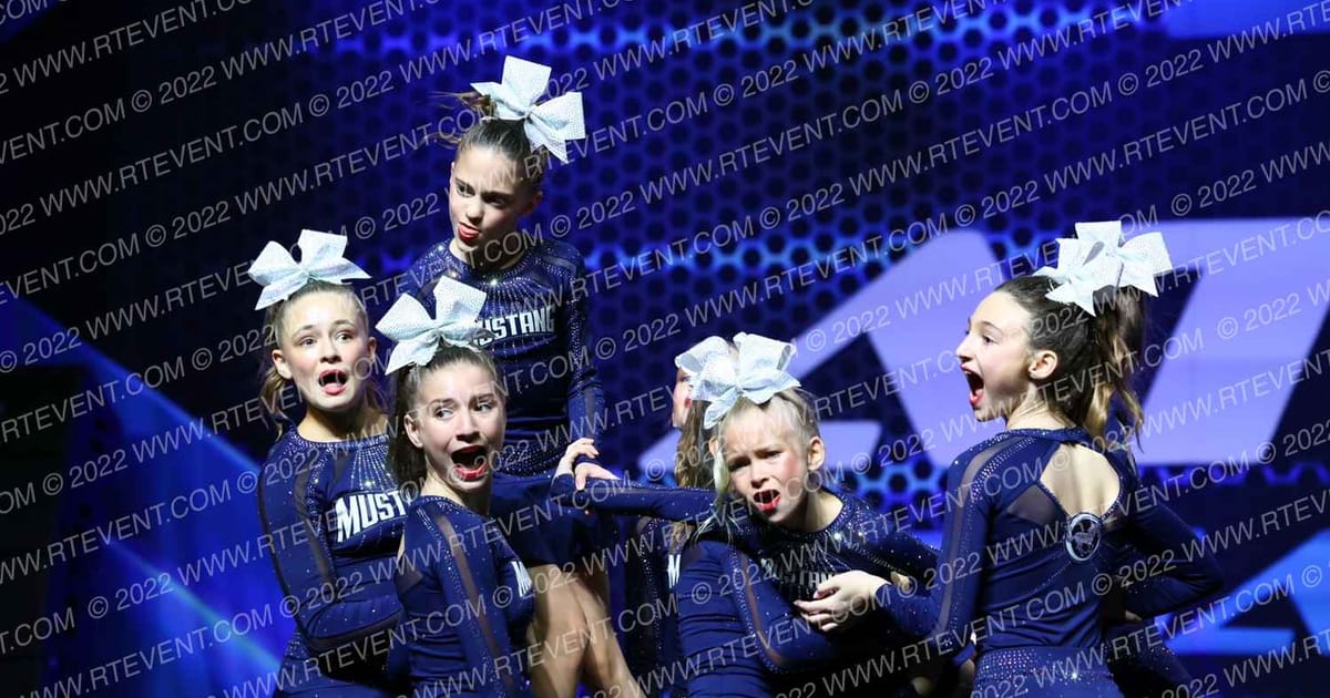 Mustang Cheer All Stars Mavericks · Athletic Championships Garland