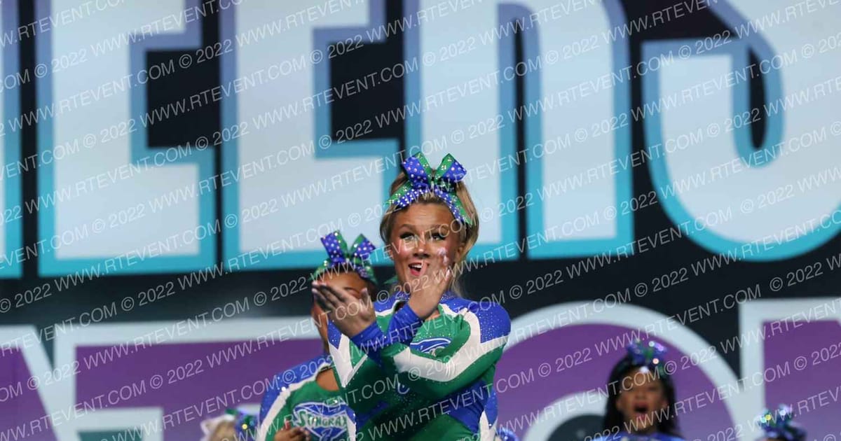 The Stingray Allstars Green · CheerSport Super Nationals