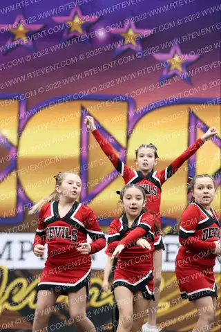 Red Devil Cheerleading MINI DEVILS