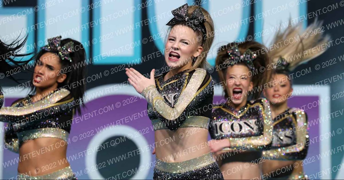 New York Icons Senior Gold · CheerSport Super Nationals