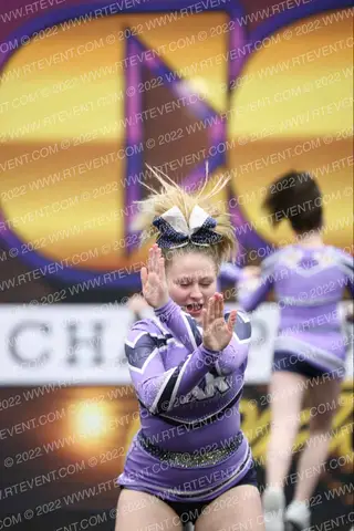 PKR Athletics Cheer Club Blue Frost