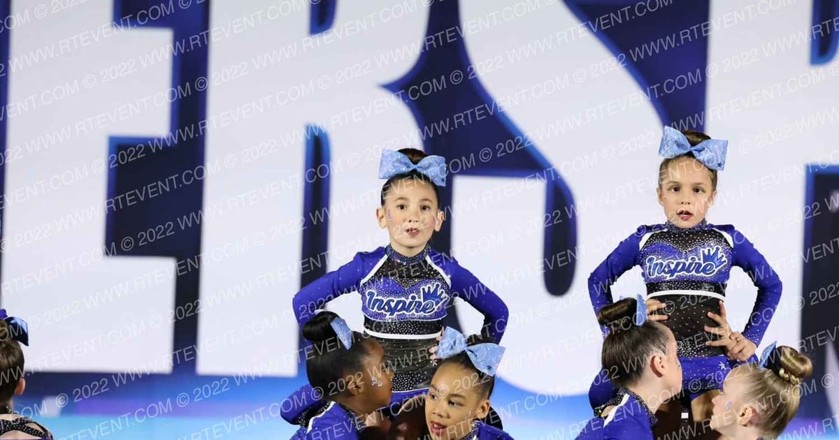 Inspire Athletics Blue Lites · Cheersport Sweetheart Raleigh Classic