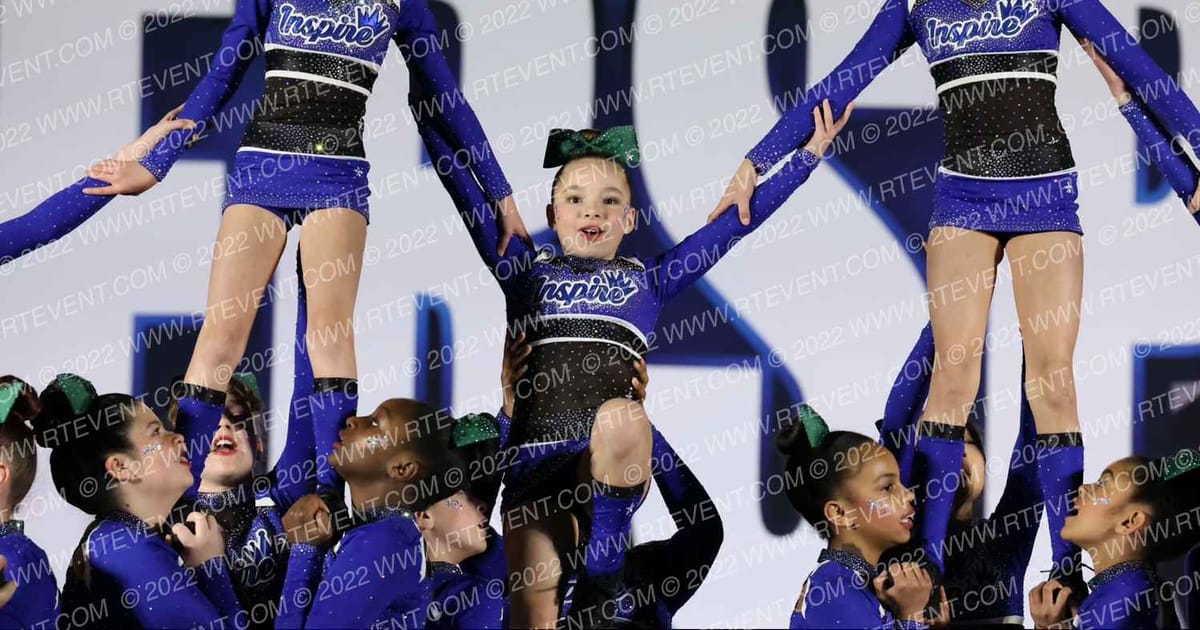 Inspire Athletics Infinity · Cheersport Sweetheart Raleigh Classic
