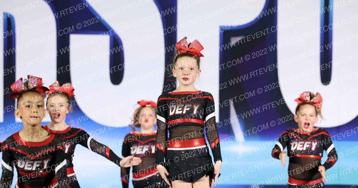 DG Allstar Commotion · Cheersport Sweetheart Raleigh Classic