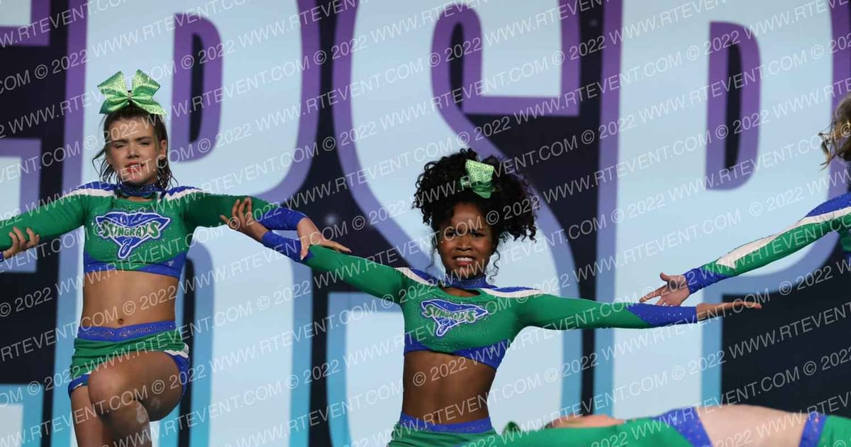 The Stingray Allstars Lime · CheerSport Super Nationals