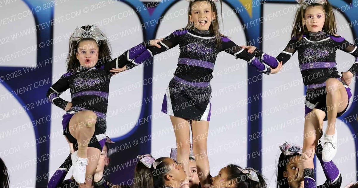 RBA Reign Athletics Royalty · Cheersport Sweetheart Raleigh Classic