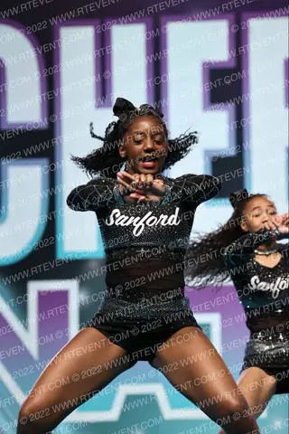 Sanford All-Star Cheerleading Junior Black