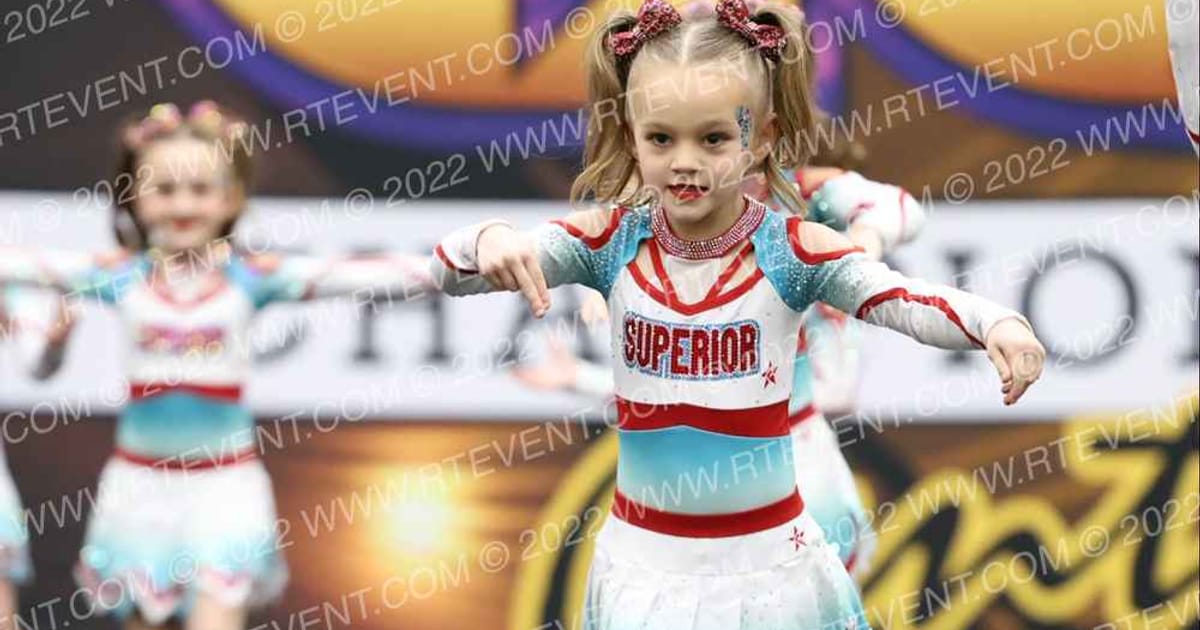 Superior Athletics Tiny Glitz · Red Hot Cheer and Dance Competition