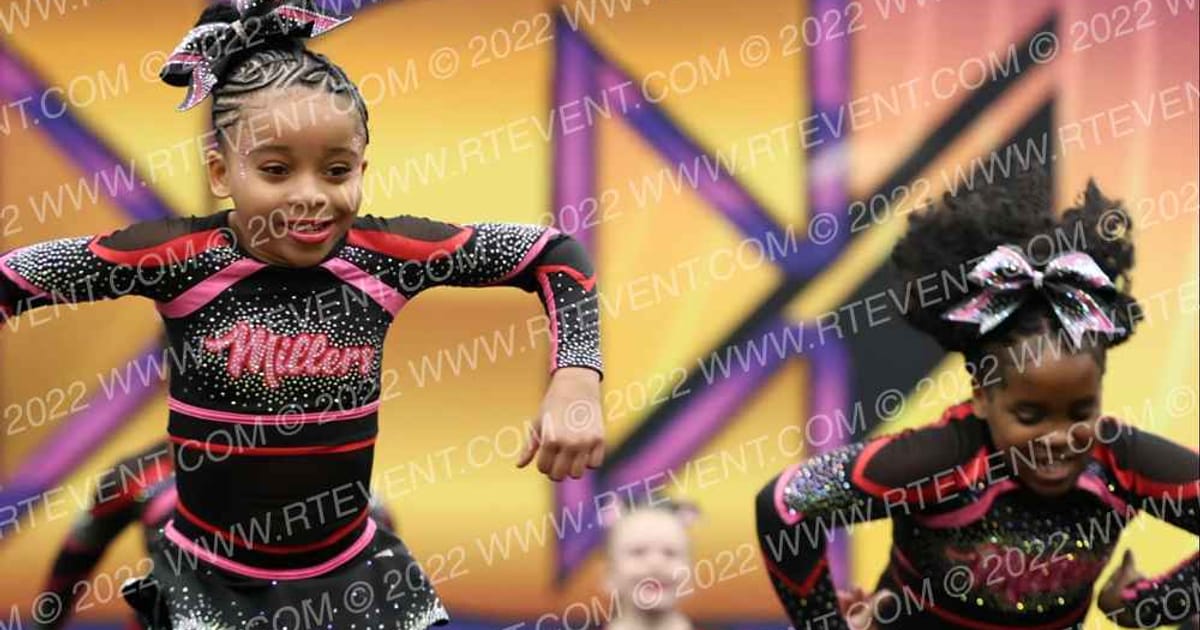 Millers Cheer Stars sparkles · Red Hot Cheer and Dance Competition