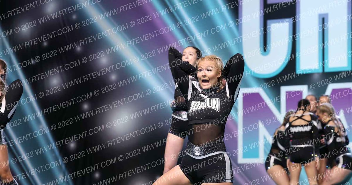 Top Gun Allstars UK Blush · CheerSport Super Nationals