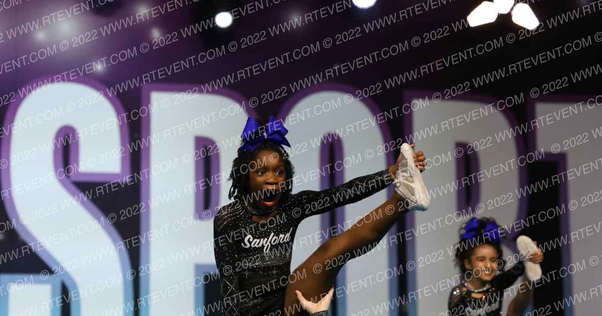 Sanford All-Star Cheerleading Aqua · CheerSport Super Nationals