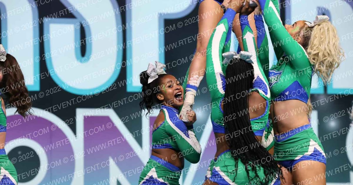 The Stingray Allstars Lime · CheerSport Super Nationals