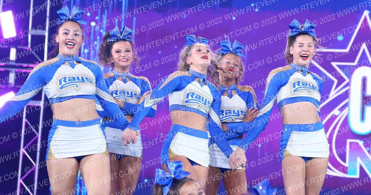 The Stingray Allstars The Blue Angels · CheerSport Super Nationals