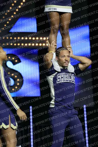 CHEYENNE HIGH SCHOOL PARTNER STUNT