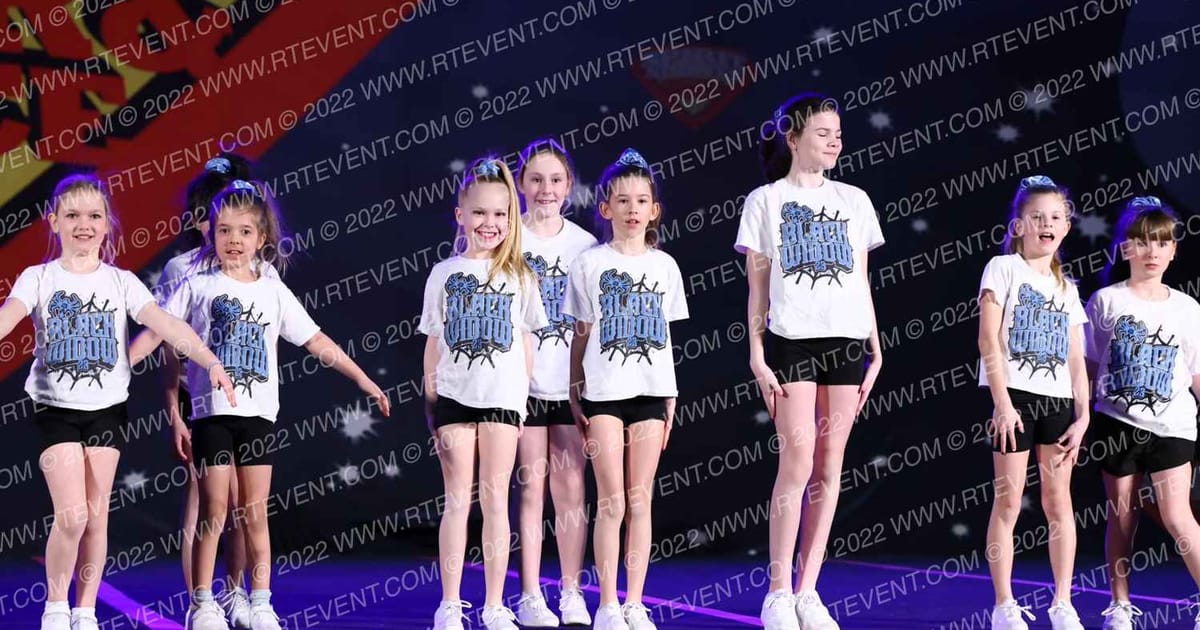 Black Widow Cheer Gym Chip · Spirit Sports Canadian Clash