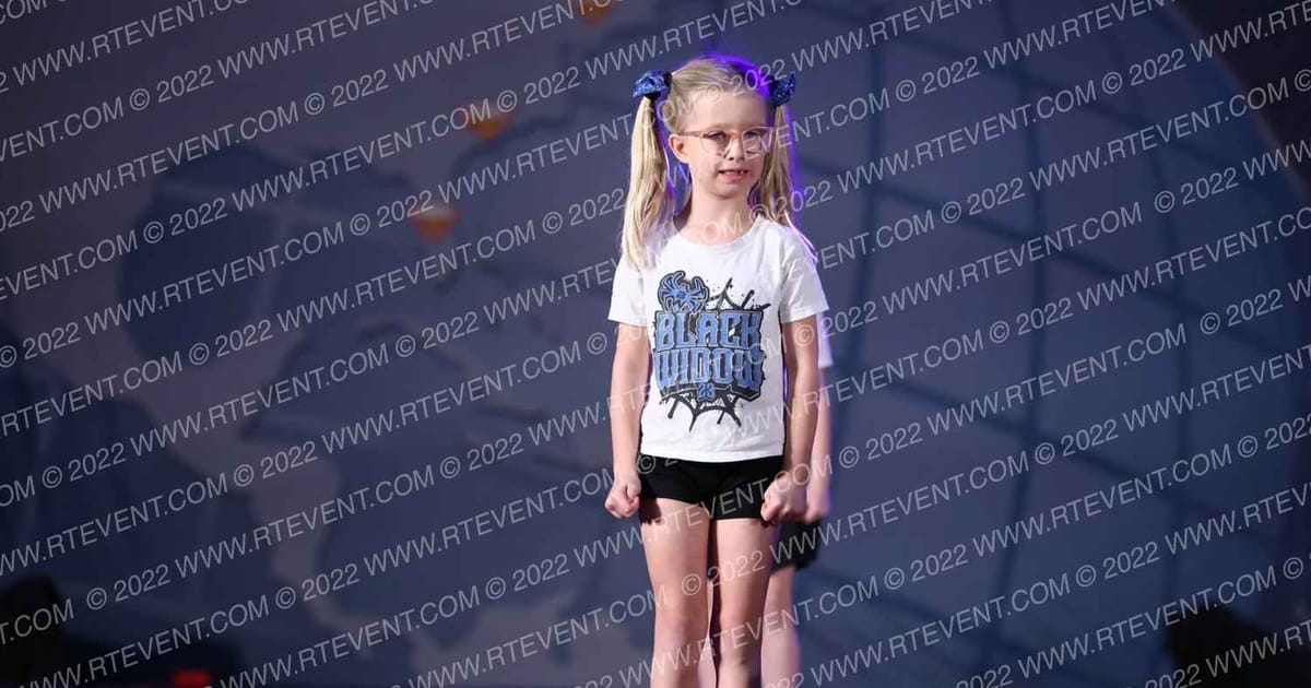 Black Widow Cheer Gym Too Cute · Spirit Sports Canadian Clash