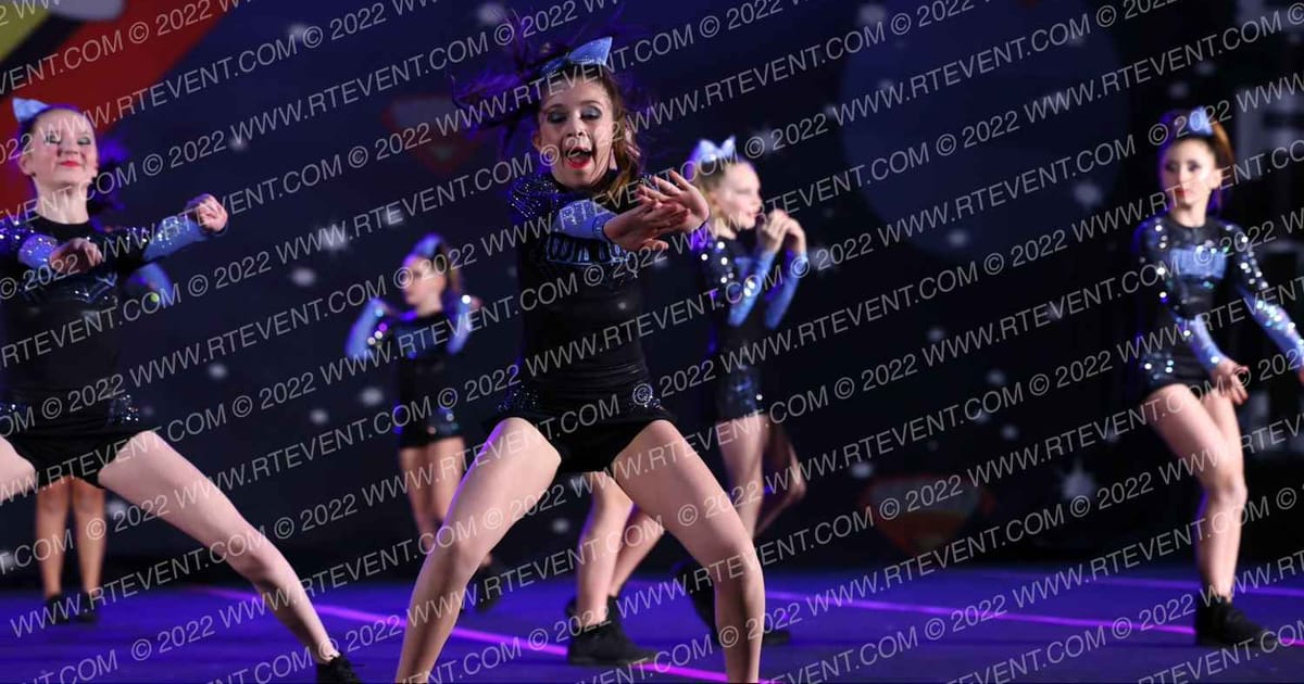 Black Widow Cheer Gym Splash · Spirit Sports Canadian Clash