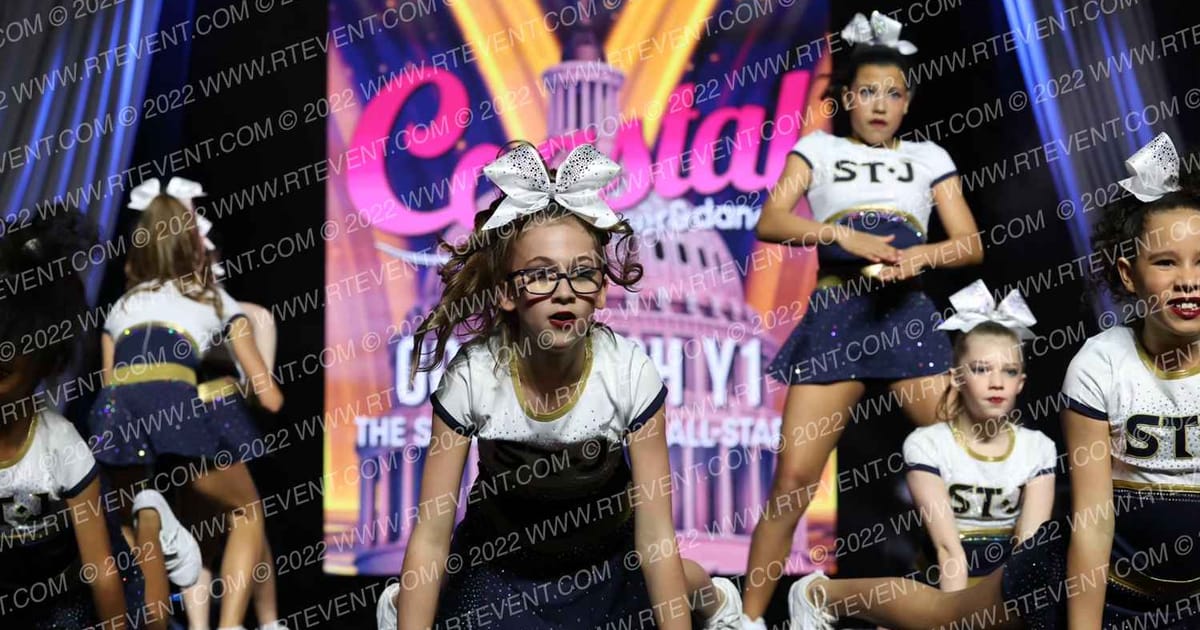 The St James Cheer All-Stars Gold Rush Y1 · Coastal at the Capitol Super Nationals