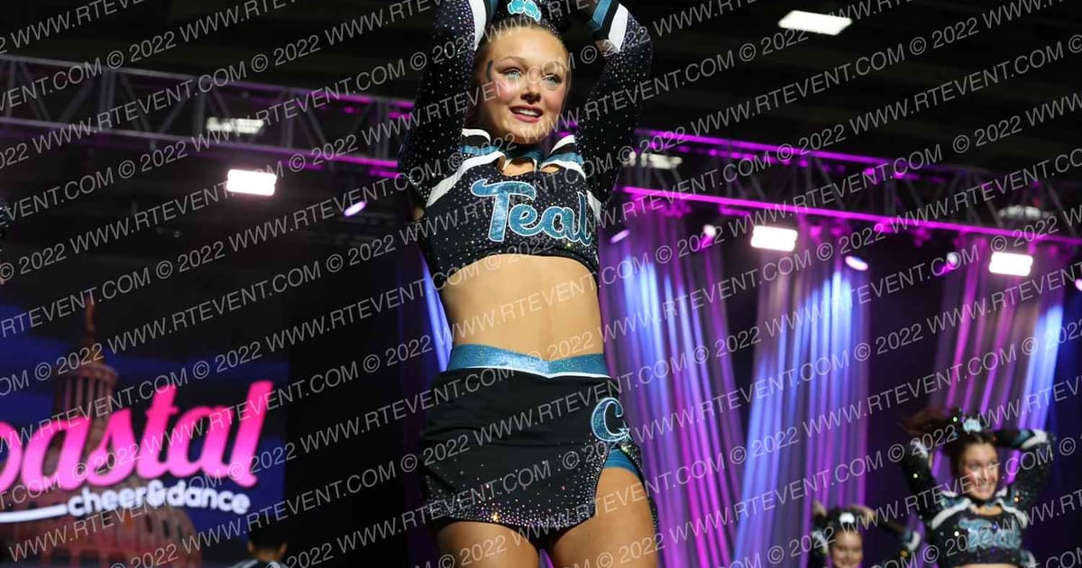 Charlotte Allstar Cheerleading Teal · Coastal at the Capitol Super Nationals