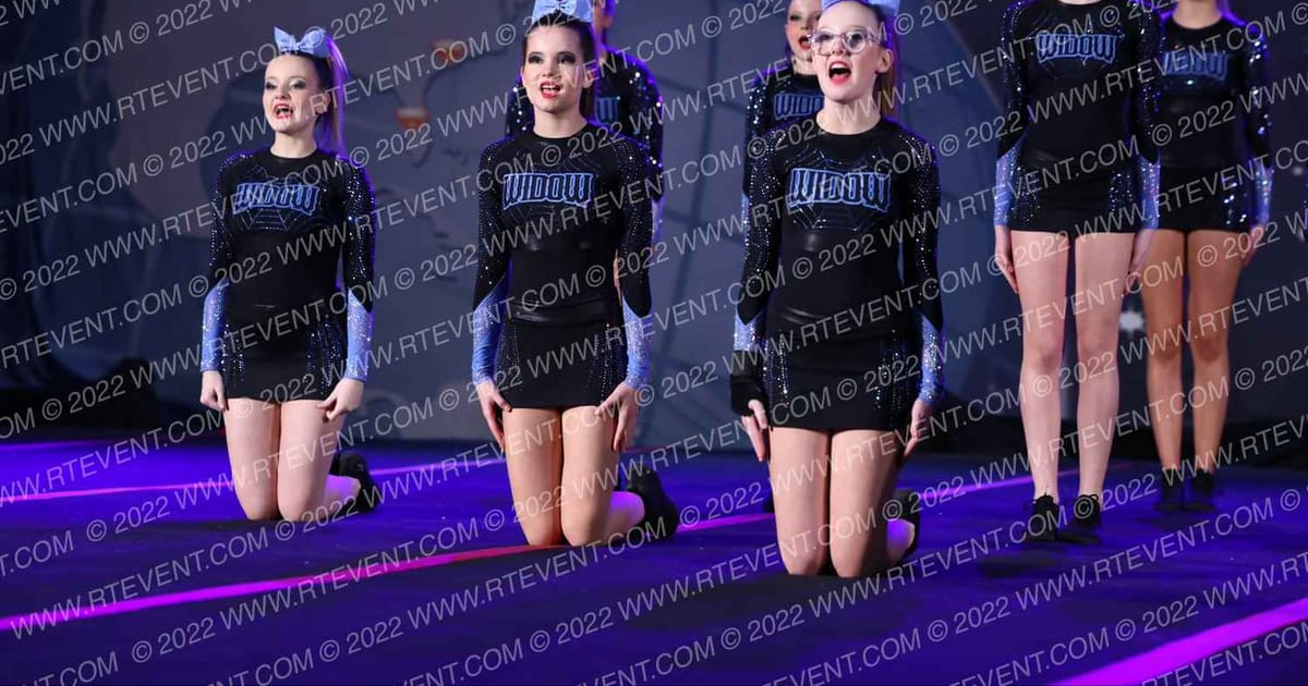 Black Widow Cheer Gym Crunch · Spirit Sports Canadian Clash