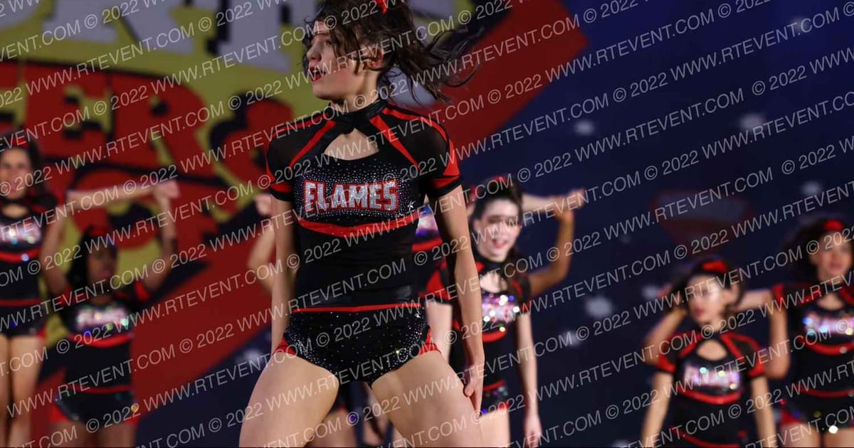 Flames Cheerleading Code Red · Spirit Sports Canadian Clash