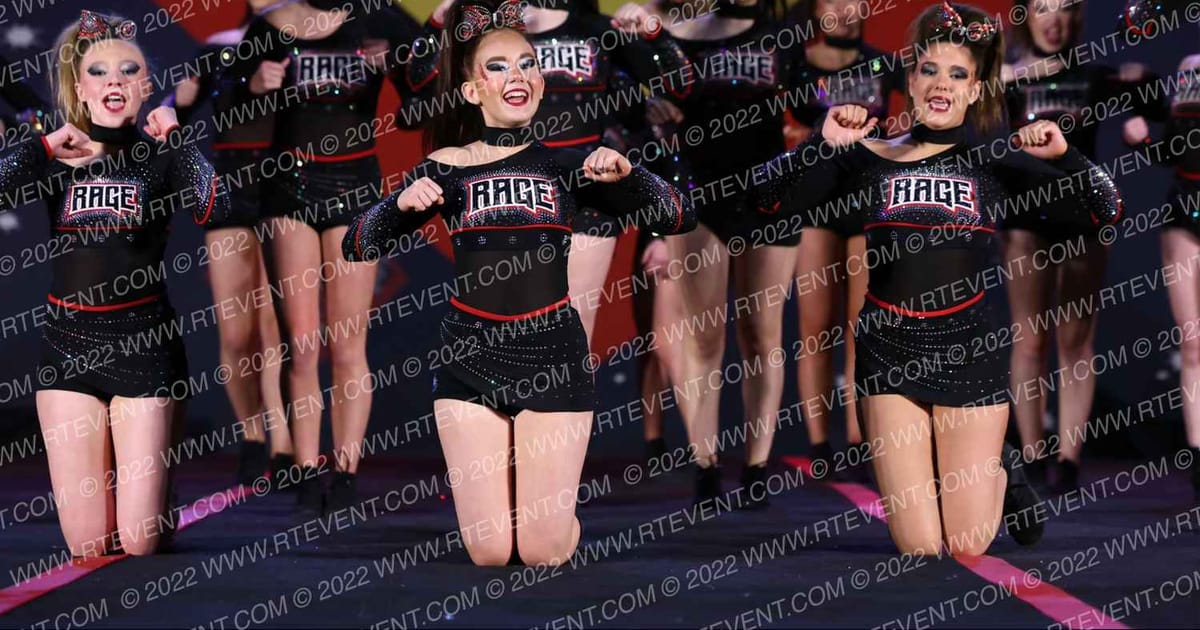 Black Widow Cheer Gym Rage · Spirit Sports Canadian Clash