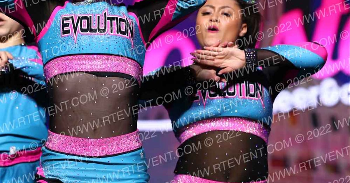 Evolution Cheer Teal Mania · Coastal at the Capitol Super Nationals