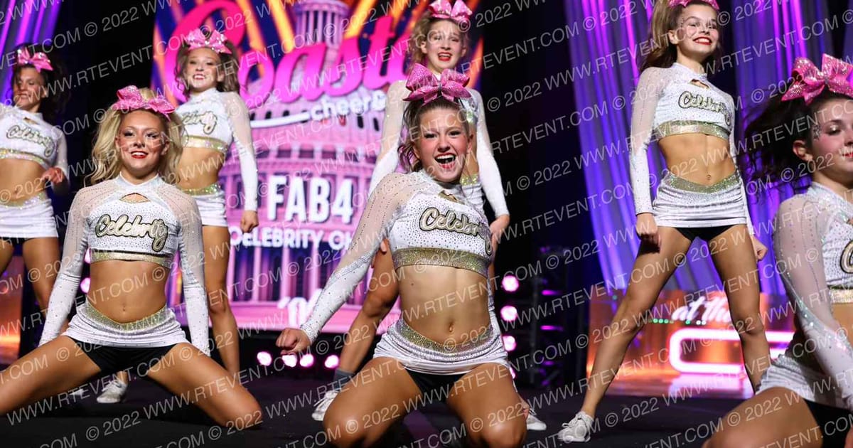 Celebrity Cheer FAB4 · Coastal at the Capitol Super Nationals