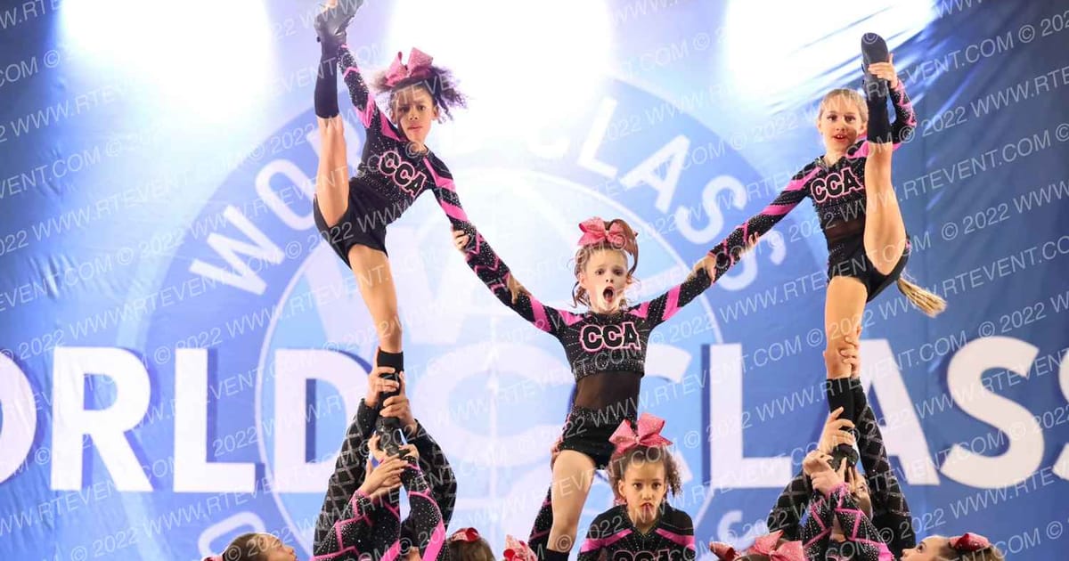 CCA Cheer and Dance J. Choo Crew · West Coast Crown