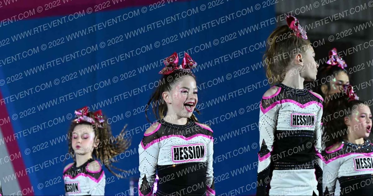 Hession Cheer Academy Pink Inferno · Aloha Indy