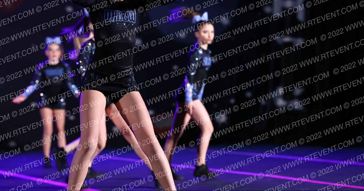 Black Widow Cheer Gym Splash · Spirit Sports Canadian Clash