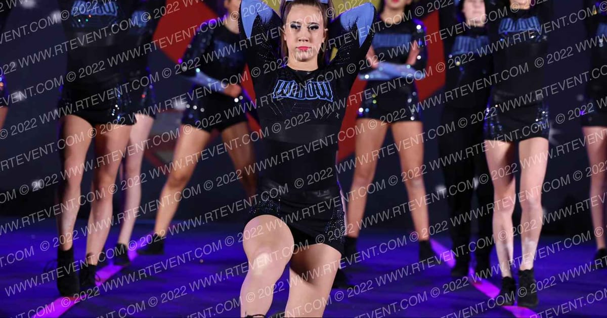 Black Widow Cheer Gym Crunch · Spirit Sports Canadian Clash