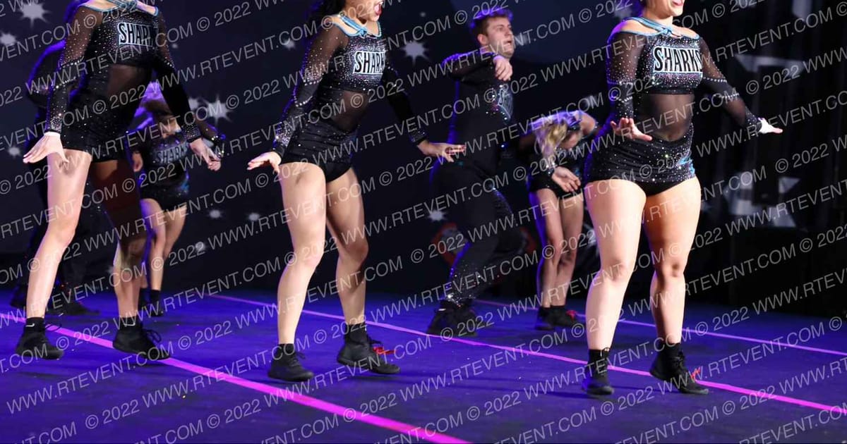 Cheer Sport Sharks - Kitchener Star Spotted Sharks · Spirit Sports Canadian Clash
