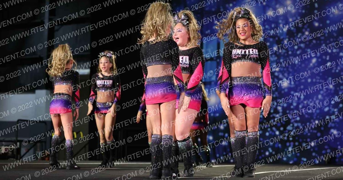 United Rock Nation All Stars GOSSIP GIRLS · Spirit Sports West Palm Beach Nationals