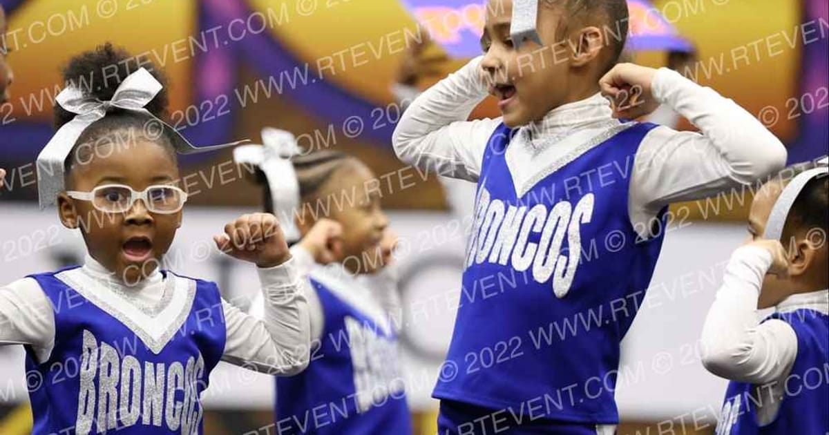 Toledo Broncos Cheer Golden Cubs · Over the Rainbow Cheer and Dance Competition