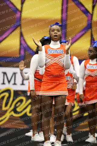 Toledo Broncos Cheer Sapphire Rising