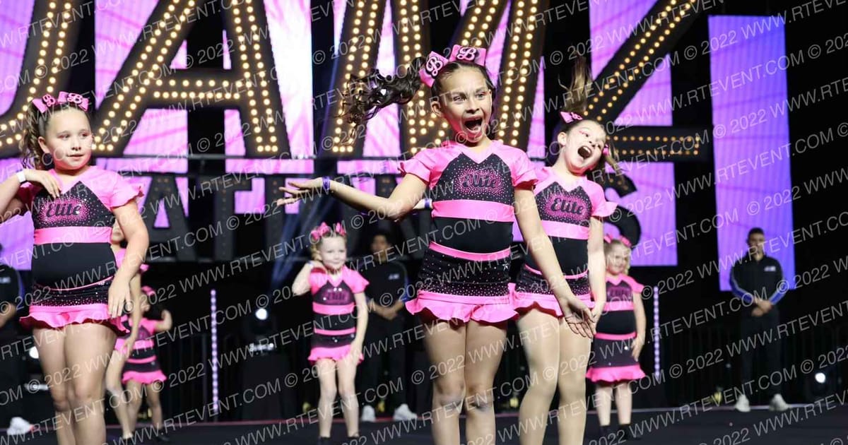 ELITE CHEER ATHLETICS  TINY BARBIES · NA Nationals