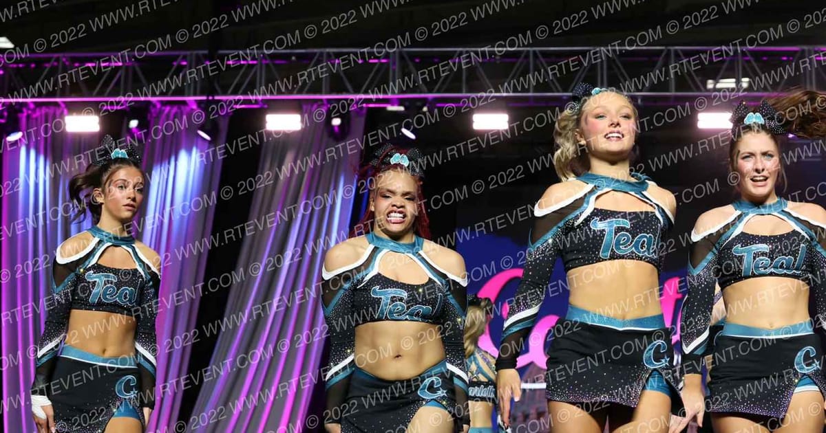 Charlotte Allstar Cheerleading Teal · Coastal at the Capitol Super Nationals