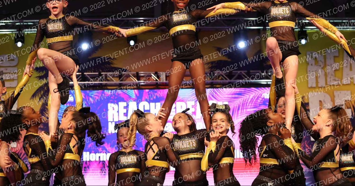 Hornets Competitive Cheerleading Boss Bees · ACDA Reach the Beach Rec NATIONALS