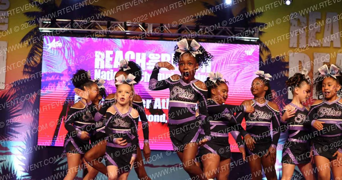 Fierce Cheer Athletics VA BLUSH · ACDA Reach the Beach Rec NATIONALS