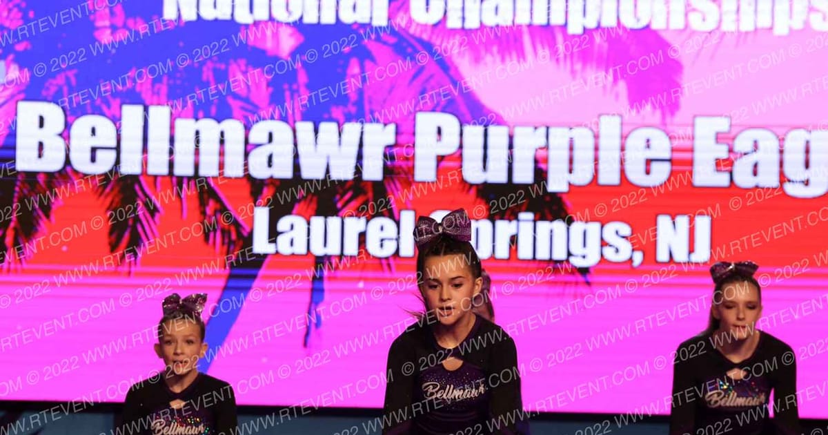 Bellmawr Purple Eagles Royal Empire · ACDA Reach the Beach Rec NATIONALS
