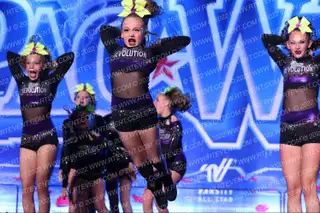 Reno Revolution Cheer Purple Lightning