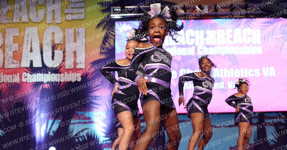 Fierce Cheer Athletics VA BLUSH · ACDA Reach the Beach Rec NATIONALS